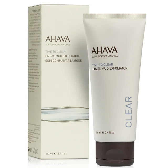 AHAVA Bahenní pleťový peeling Time To Clear (Facial Mud Exfoliator) 100 ml