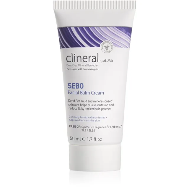AHAVA Clineral SEBO výživný zklidňující pleťový krém s hydratačním účinkem 50 ml