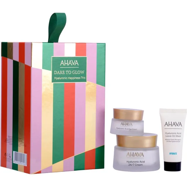 AHAVA Dare to Glow Hyaluronic Happiness Trio dárková sada pro intenzivní hydrataci