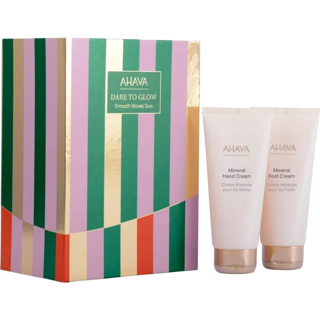AHAVA Dare to Glow Smooth Moves Duo dárková sada pro výživu a hydrataci