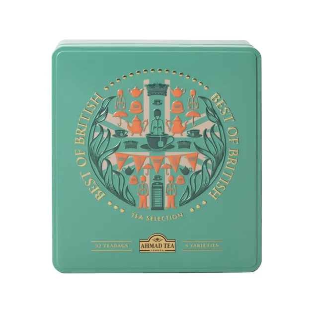 Ahmad Tea Best of British Crest porcovaný čaj 32x2 g