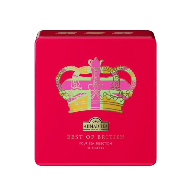 Ahmad Tea Best of British Crown porcovaný čaj 40x2 g