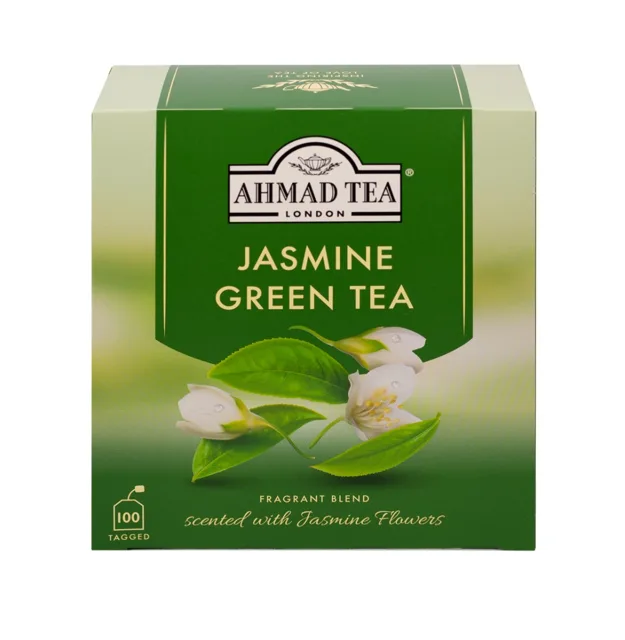 Ahmad Tea Green Jasmine Tea porcovaný čaj 100x2 g