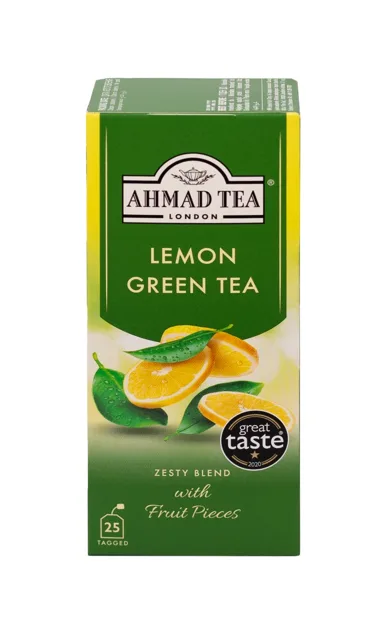 Ahmad Tea Green Tea Lemon porcovaný čaj 25x2 g