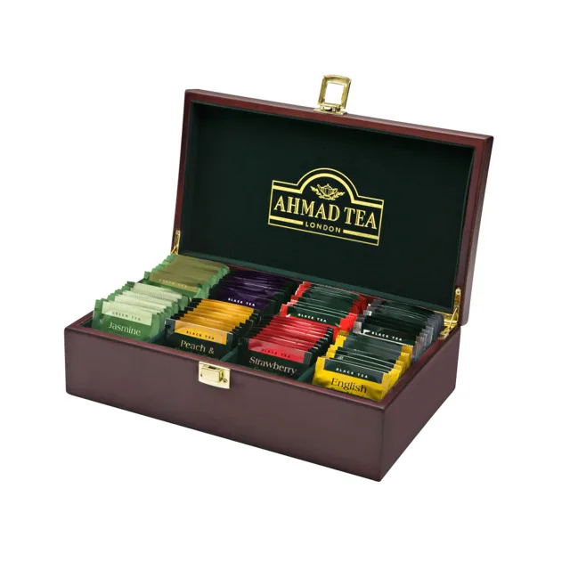 Ahmad Tea Tea Keeper dřevěná kazeta 80x2 g