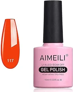 Aimeili, UV/LED Aimeili, UV/LED, gelový lak na nehty, odstín 117, 10 ml
