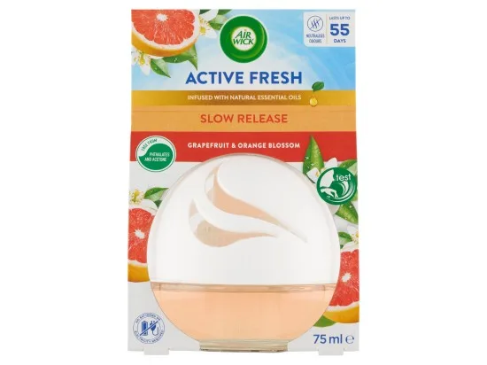Air Wick Active Fresh Decosphere grapefruit a pomerančový květ osvěžovač vzduchu 75 ml