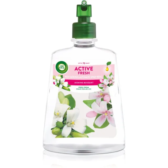 Air Wick Active Fresh Jasmínové květy osvěžovač vzduchu – náhradní náplň 228 ml