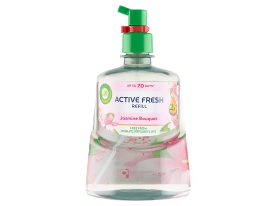 Air Wick Active Fresh náplň na vodní bázi do automatického difuzéru - Jasmínové květy 228 ml