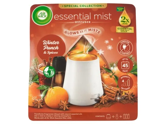 Air Wick Aroma difuzér a náplň pro aroma difuzér zimní punč 20 ml