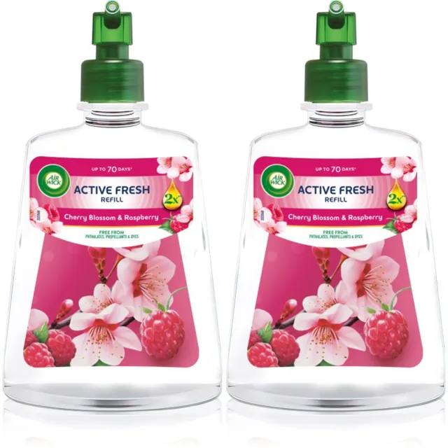 Air Wick Cherry Blossom & Raspberry Duo osvěžovač vzduchu – náhradní náplň