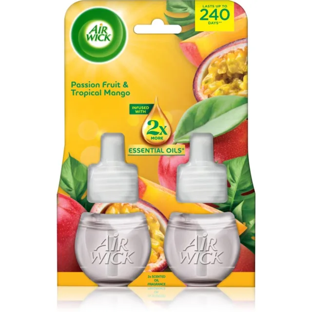 Air Wick Essential Oils Maracuja&tropické mango náplň do elektrického difuzéru 2x19 ml