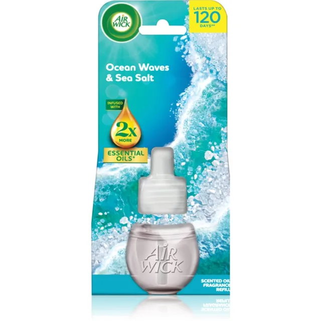 Air Wick Essential Oils Oceán a mořská sůl náplň do elektrického difuzéru 19 ml