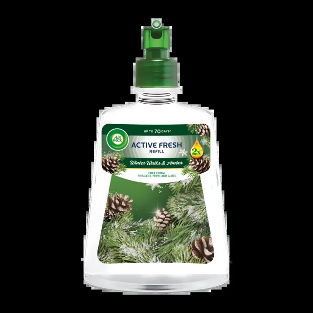 Air Wick Náplň do osvěžovače vzduchu Active Fresh Zimní les 228 ml