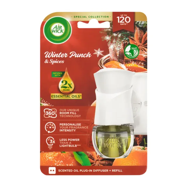 Air Wick Náplň do přístroje zimní punč Essential Oils