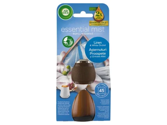 Air Wick náplň pro aroma difuzér prádlo a bílá orchidej 20 ml