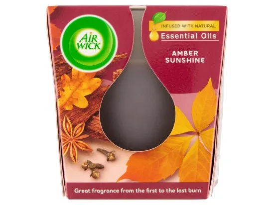 Air Wick svíčka Jantarové slunce 105 g