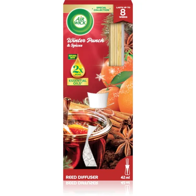 Air Wick Winter Punch&Spices Zimní punč aroma difuzér s náplní 42 ks