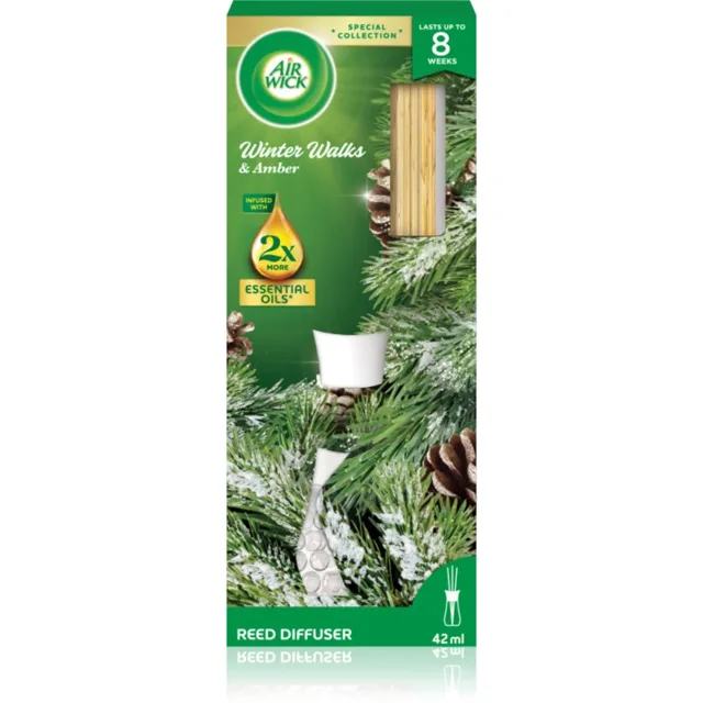 Air Wick Winter Walks&Amber Zimní les aroma difuzér s náplní 42 ml