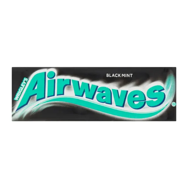 Airwaves Žvýkačky Black Mint 14 g