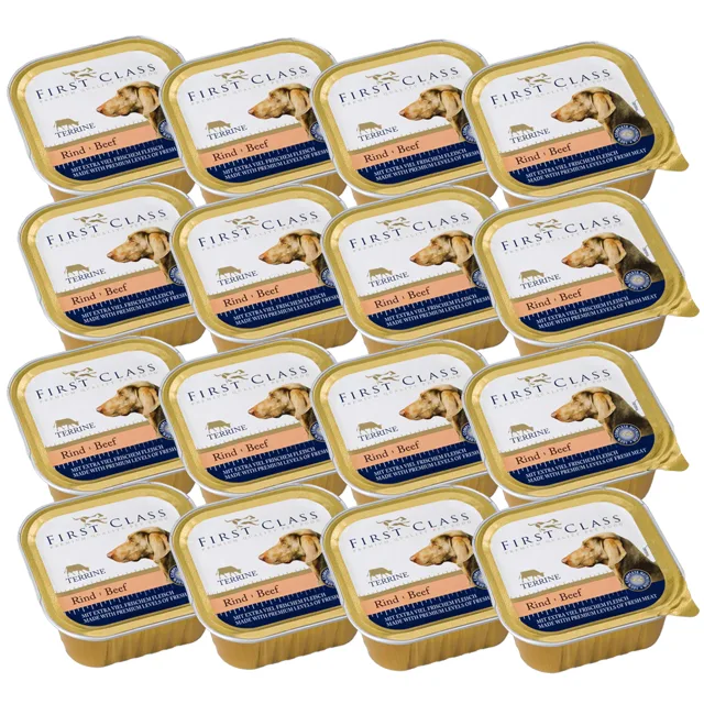 Akinu FIRST CLASS Hovězí paštika pro psy 16 x 150 g