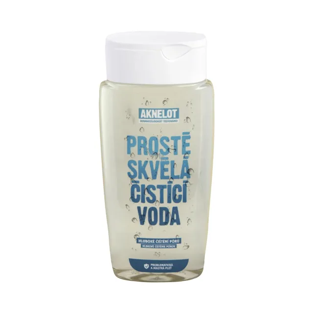 AKNELOT čisticí pleťová voda pro hloubkové čištění, 200 ml