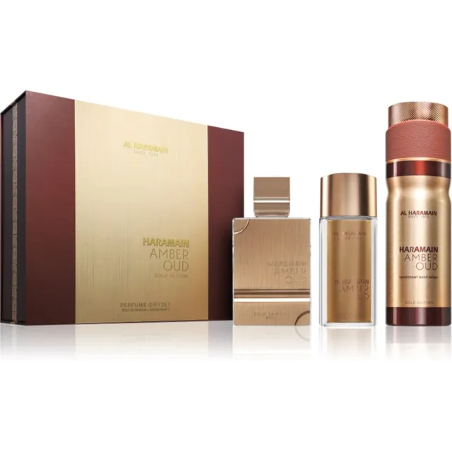 Al Haramain Amber Oud Gold Edition dárková sada unisex