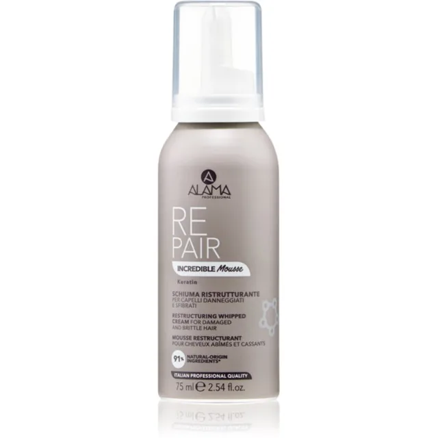 Alama Professional Repair Incredible Mousse pěna pro ošetření poškozených vlasů 75 ml