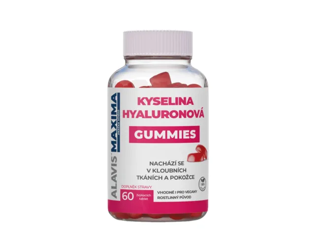 ALAVIS MAXIMA Kyselina hyaluronová GUMMIES, 60 žvýkacích tablet