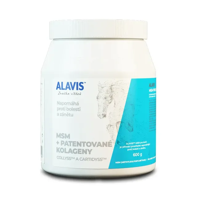 Alavis MSM pro koně Bez příchutě 600 g