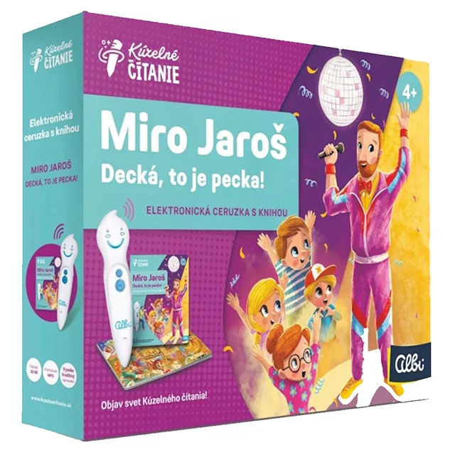 ALBI Kouzelné čtení set s tužkou 1.0 Miro Jaroš Decká, to je pecka