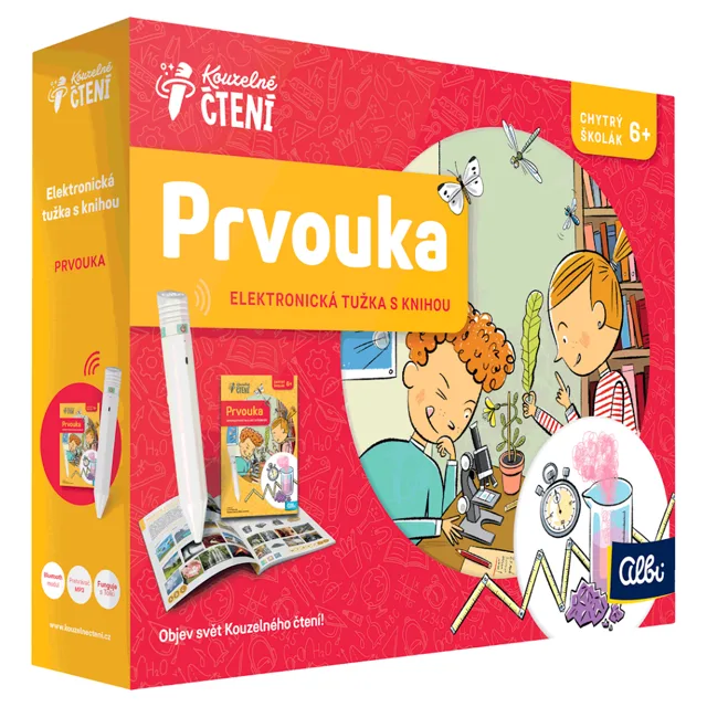 ALBI Kouzelné čtení set s tužkou 2.0 + kniha Prvouka