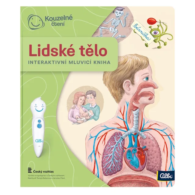 Albi Kouzlené čtení kniha Lidské tělo