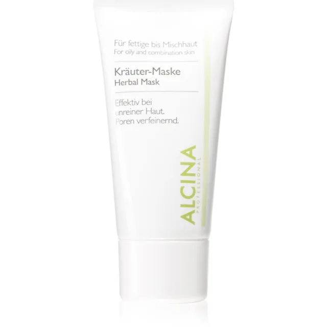 Alcina For Oily Skin bylinná maska proti lesknutí pleti a rozšířeným pórům 50 ml