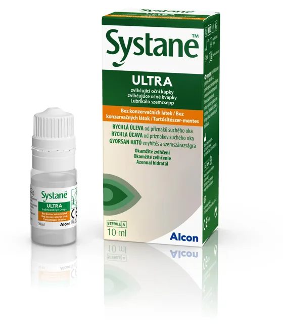Alcon Systane Ultra oční kapky bez konzervantů 10 ml