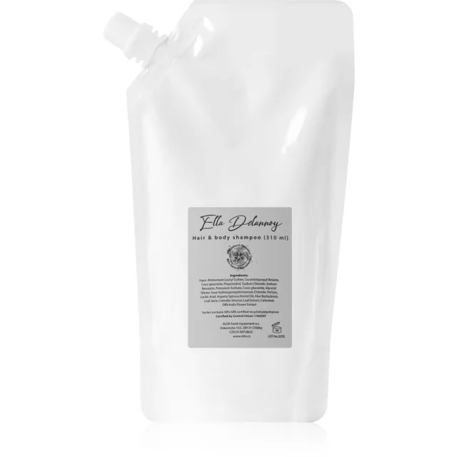 Alda cosmetics Ella Delannoy organický šampon na tělo a vlasy 310 ml