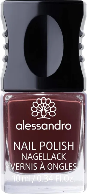 Alessandro Alessandro, lak na nehty, odstín Shiny Aubergine, 10 ml