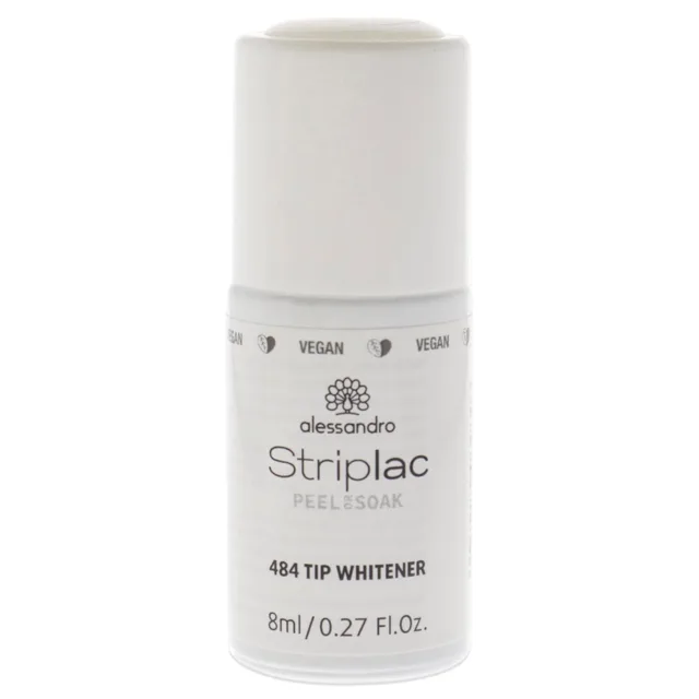 alessandro Striplac Peel & Soak, 484 Tip Whitener – 8 ml -bělící lak na konce nehtů