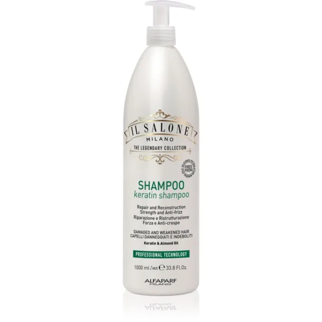 Alfaparf Milano Il Salone Milano Keratin obnovující šampon pro poškozené vlasy 1000 ml