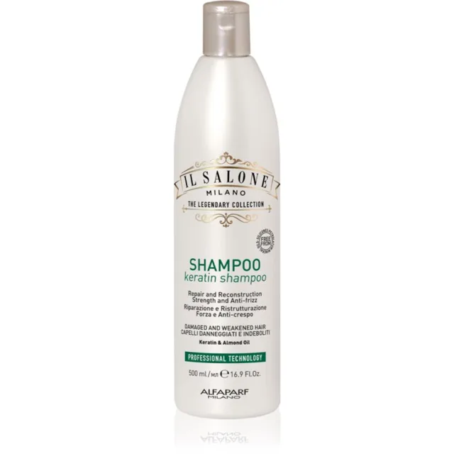 Alfaparf Milano Il Salone Milano Keratin obnovující šampon pro poškozené vlasy 500 ml