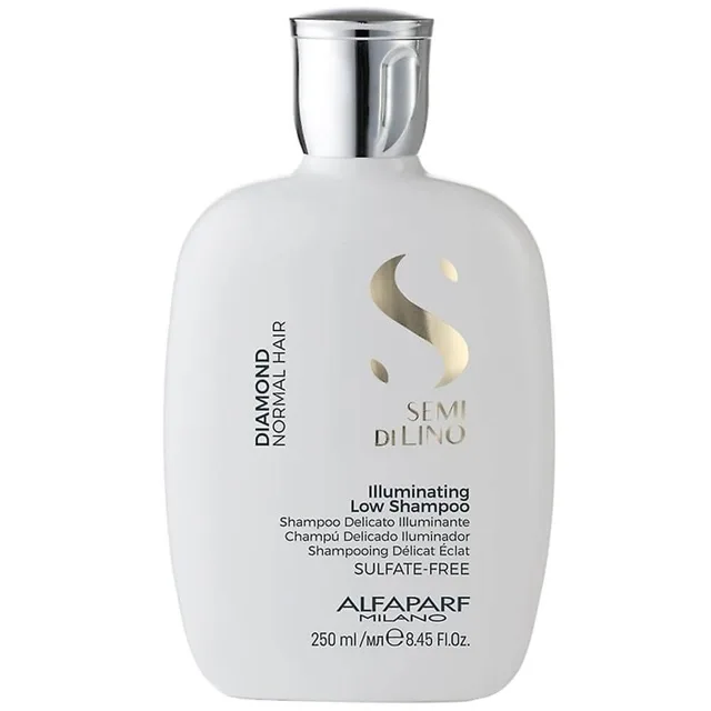 Alfaparf Milano Rozjasňující šampon pro normální vlasy Semi di Lino Diamond (Illuminating Low Shampoo) 75 ml