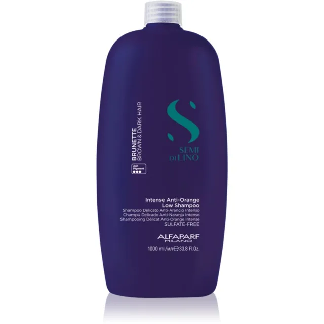 Alfaparf Milano Semi di Lino Brunette tónovací šampon neutralizující mosazné podtóny 1000 ml
