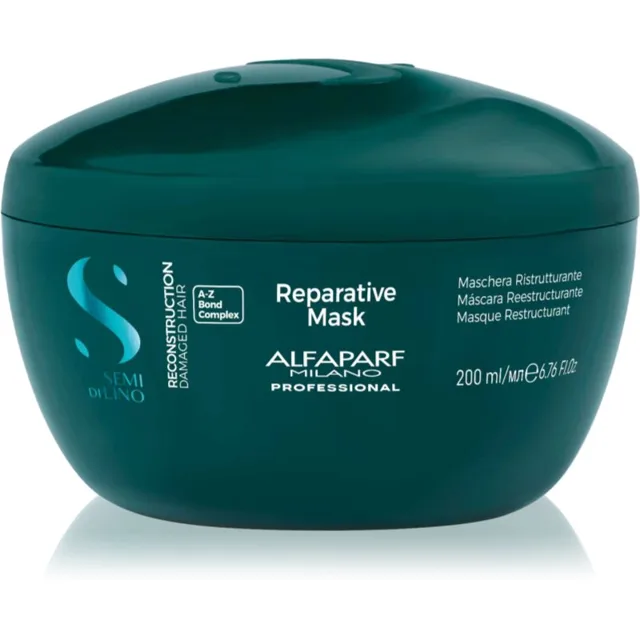 Alfaparf Milano Semi di Lino Reconstruction Reparative obnovující maska pro poškozené vlasy 200 ml