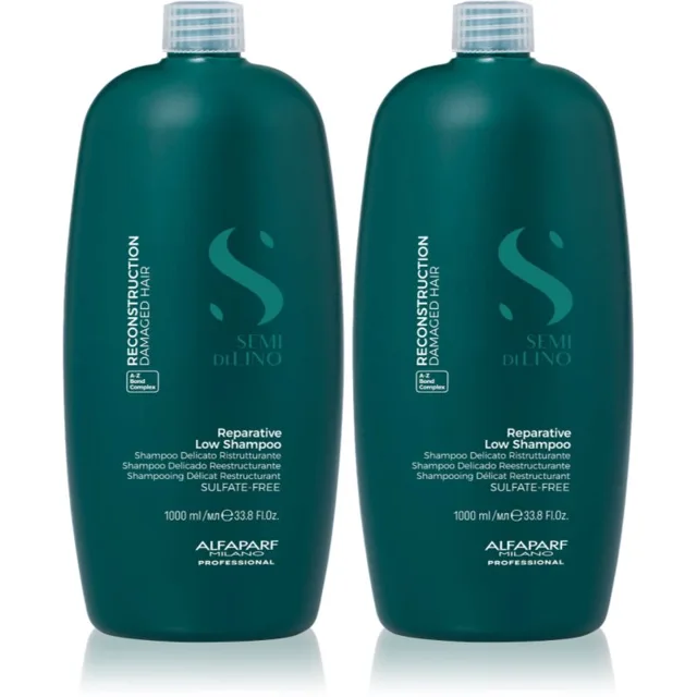 Alfaparf Milano Semi di Lino Reconstruction Shampoo duo Kit sada pro poškozené vlasy