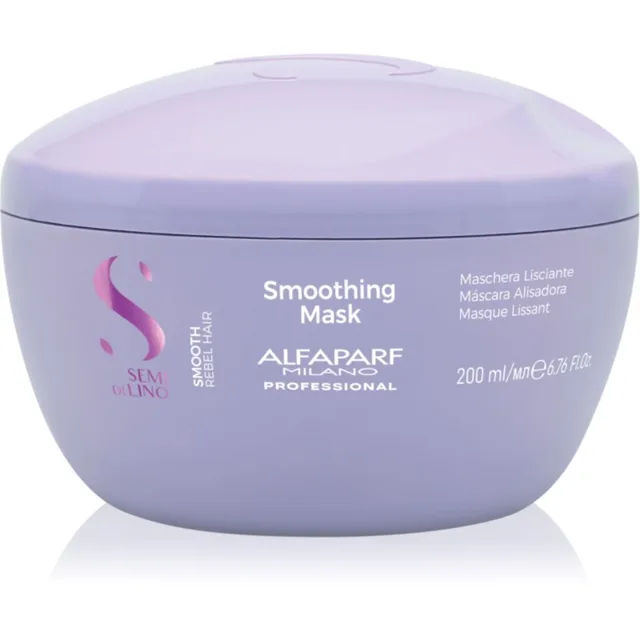 Alfaparf Milano Semi di Lino Smooth uhlazující maska pro nepoddajné a krepatějící se vlasy 200 ml