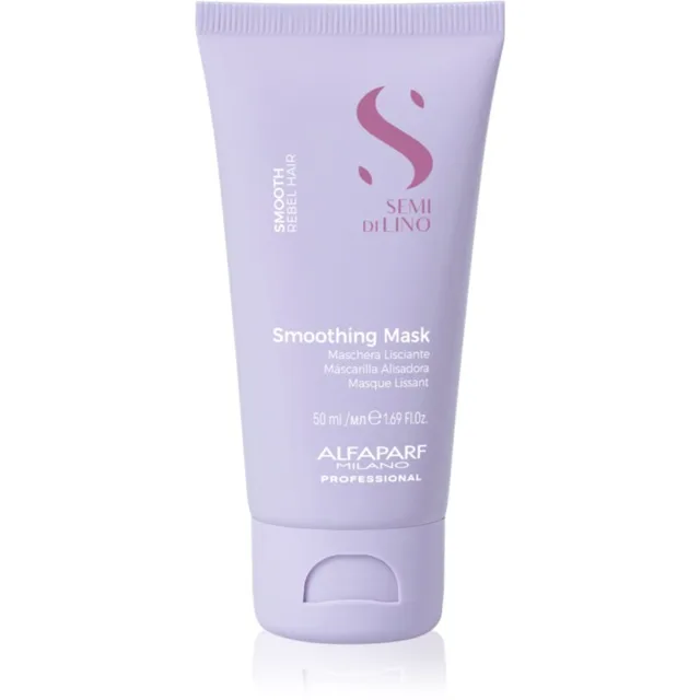 Alfaparf Milano Semi di Lino Smooth uhlazující maska pro nepoddajné a krepatějící se vlasy 50 ml