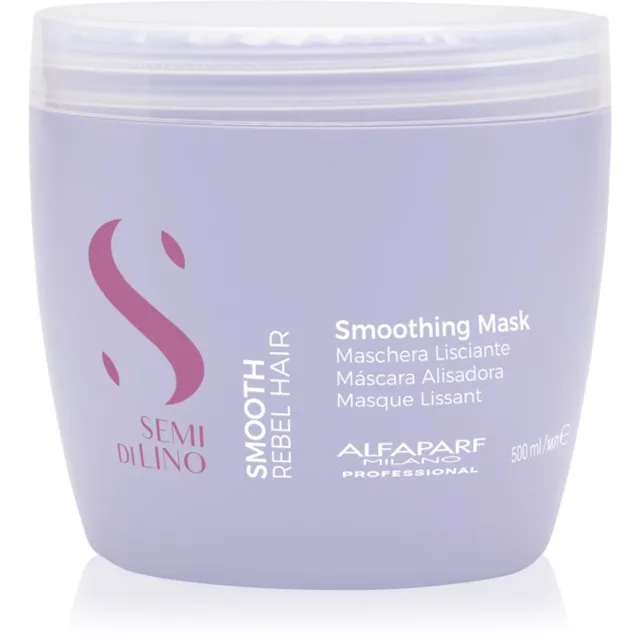 Alfaparf Milano Semi di Lino Smooth uhlazující maska pro nepoddajné a krepatějící se vlasy 500 ml