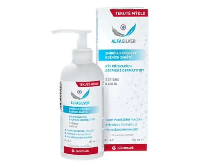Alfasilver tekuté mýdlo 150 ml
