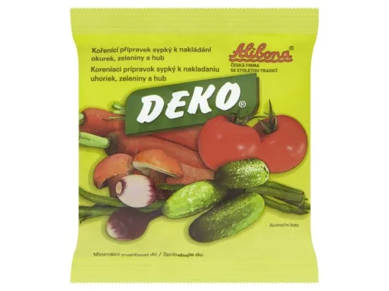 Alibona Deko Kořenící přípravek sypký k nakládání okurek, zeleniny a hub 100 g