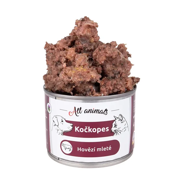 ALL ANIMALS Kočkopes hovězí mleté 200 g
